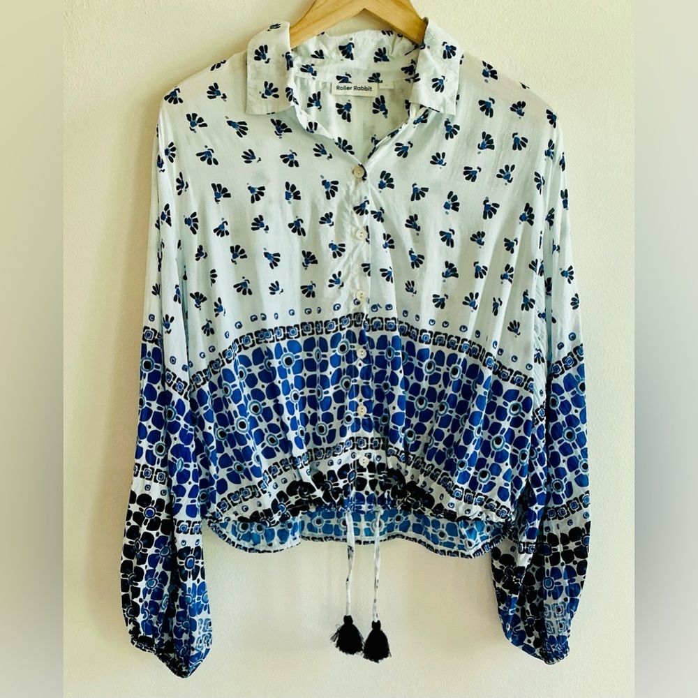 Roller Rabbit Top Sz Large - Picture 2 of 7